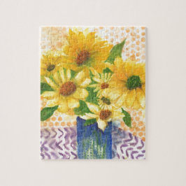 GULTENS DAISY i VAS Pussel