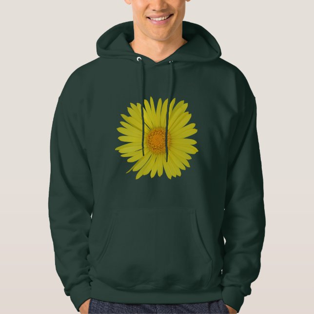 Gultens Daisy (isolerad) Tröja Med Luva (Framsida)