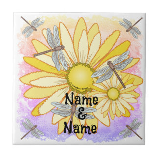 Gultens Daisy Kakelplatta