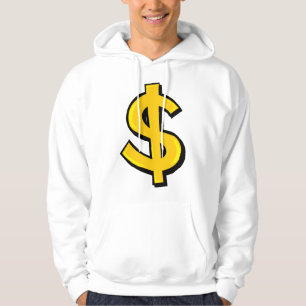 Gultens dollarsymbol hoodie