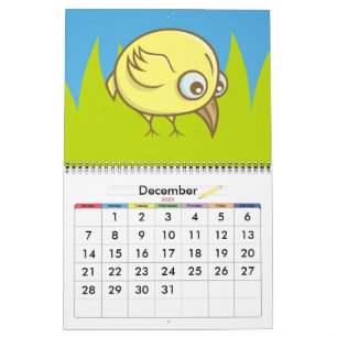 Gultens fågeltecknad kalender