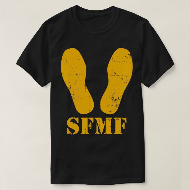 Gultens fotavtryck SFMF Pullover T Shirt (Design framsida)