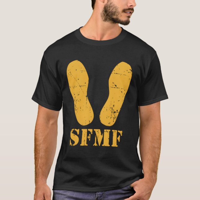 Gultens fotavtryck Sfmf T Shirt (Framsida)