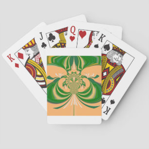 Gultens Grönt är designad. Casinokort