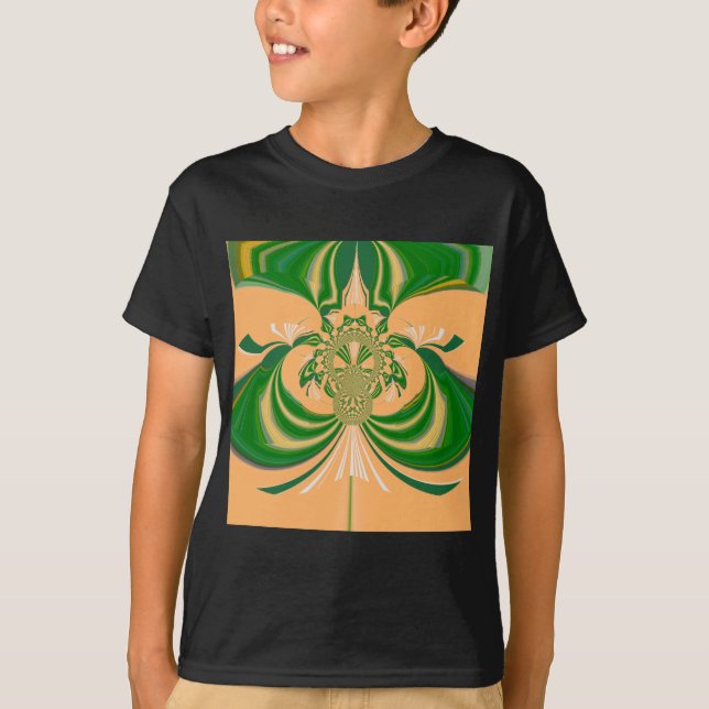 Gultens Grönt är designad. T Shirt (Framsida)