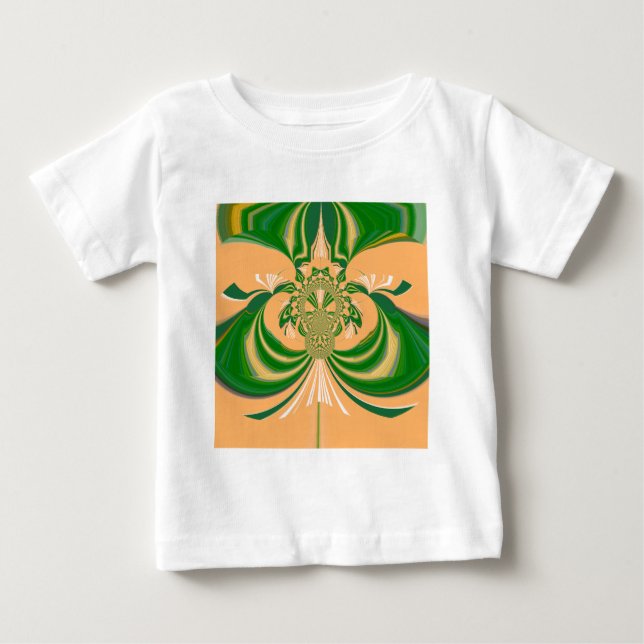 Gultens Grönt är designad. Tee Shirt (Framsida)