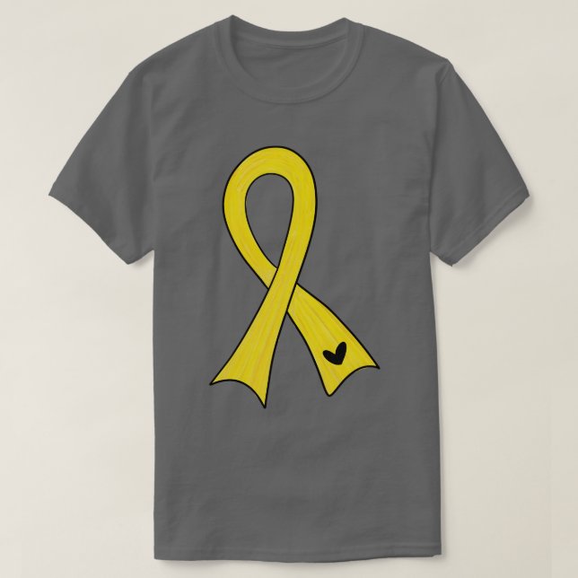 gultens informationsmenyfliksområde t shirt (Design framsida)