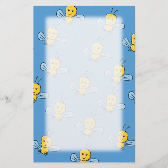 Gultens Insekter Brevpapper (Framsida)
