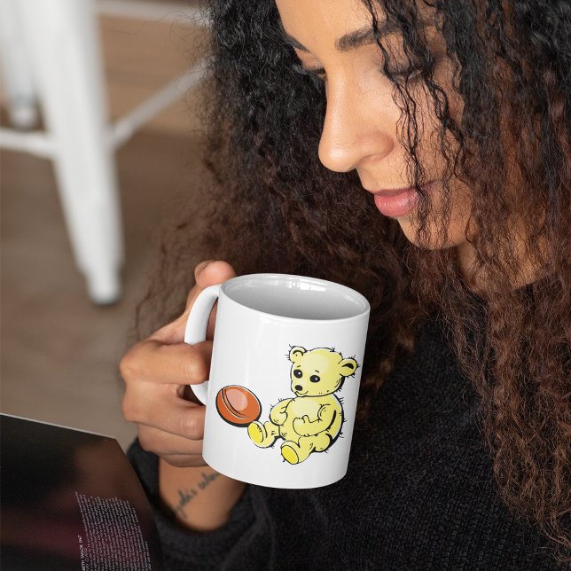 Gultens Nalle Kaffemugg (Skapare uppladdad)