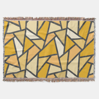 Gultens nedfläckad mönster filt