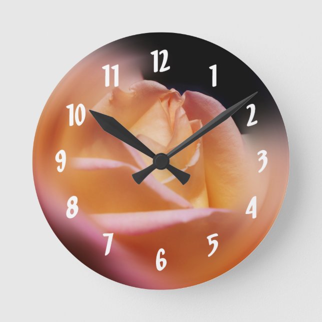 Gultens Rosenknopp blomma Rund Klocka (Framsida)