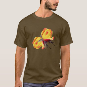 Gultens Rosenknopp Blommpar T Shirt