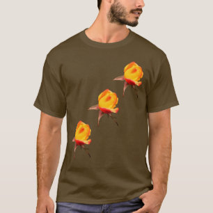 Gultens Rosenknoppar blomma T Shirt