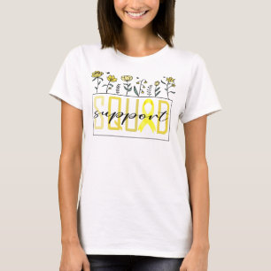 gultens stödgrupp för bencancermedvetandehöjande b t shirt