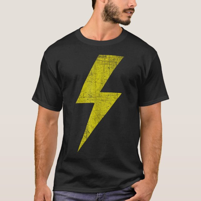 Gultens tankbult Bredt av Lightning Design Team T Shirt (Framsida)
