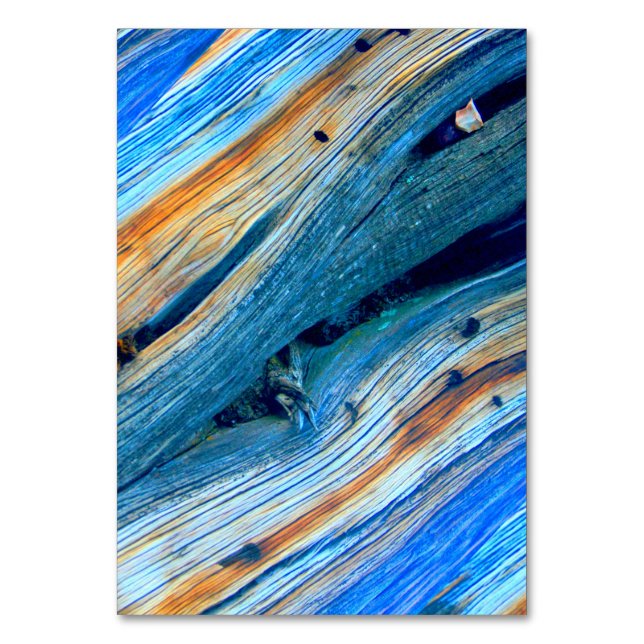 Gulvilt blått bord bordsnummer (Framsidan)