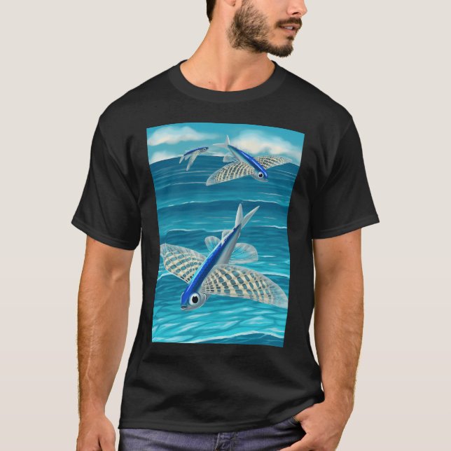 Gulvingad flygfisk t shirt (Framsida)