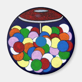 Gum Boll Maskin Magnet