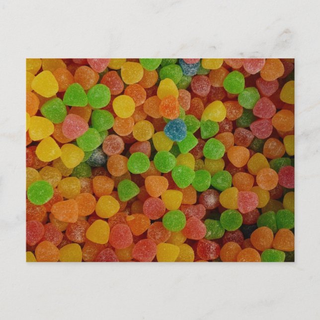 Gum Drops Sweets Vykort (Framsida)