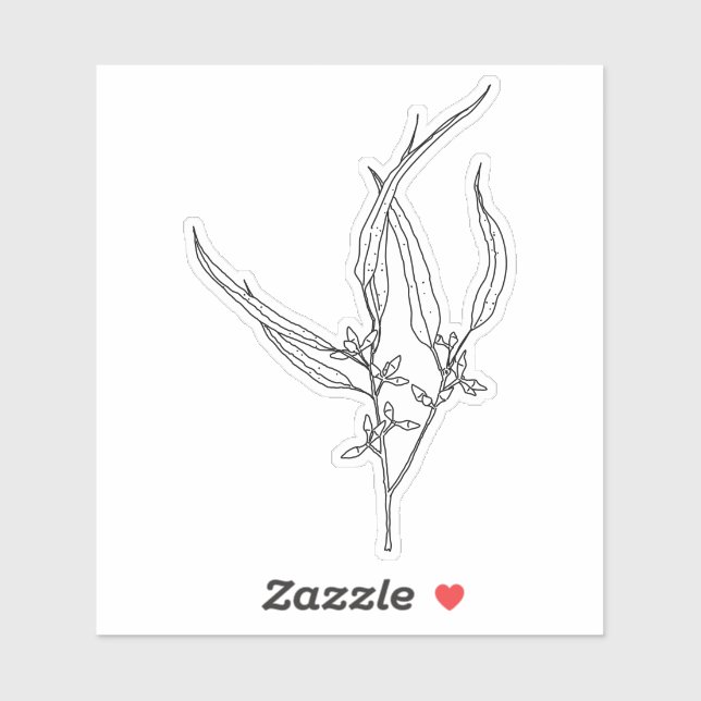 Gum Löv Sticker Klistermärken (Ark)