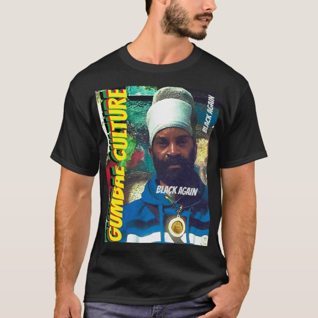 GUMBAE CULTURE Basic Svart T-Shirt (Framsida)