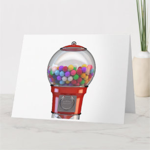 Gumball Disensing Maskin Kort
