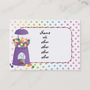 Gumball fantasi visitkort