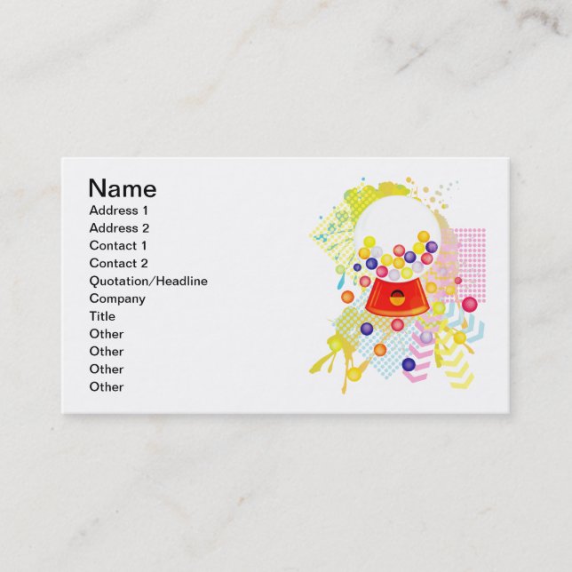 Gumball_Machine Visitkort (Framsida)