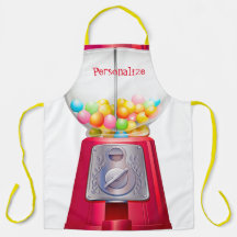 Gumball maskin bubblegum vintage söt röd