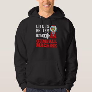 Gumball Maskin Gum Boll Bubble Chewing Gum Hoodie