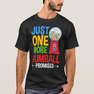 Gumball Maskin Gum Boll Bubble Chewing Gum T Shirt