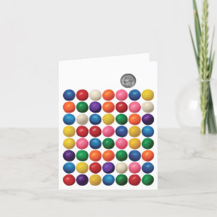 Gumball Maskin Helgkort