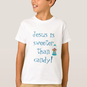 Gumball Maskin Jesus är sötare än Candy T Shirt