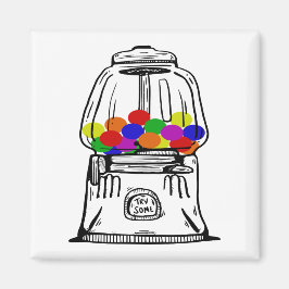Gumball Maskin Magnet
