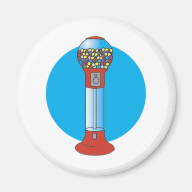 Gumball Maskin Magnet (Framsidan)