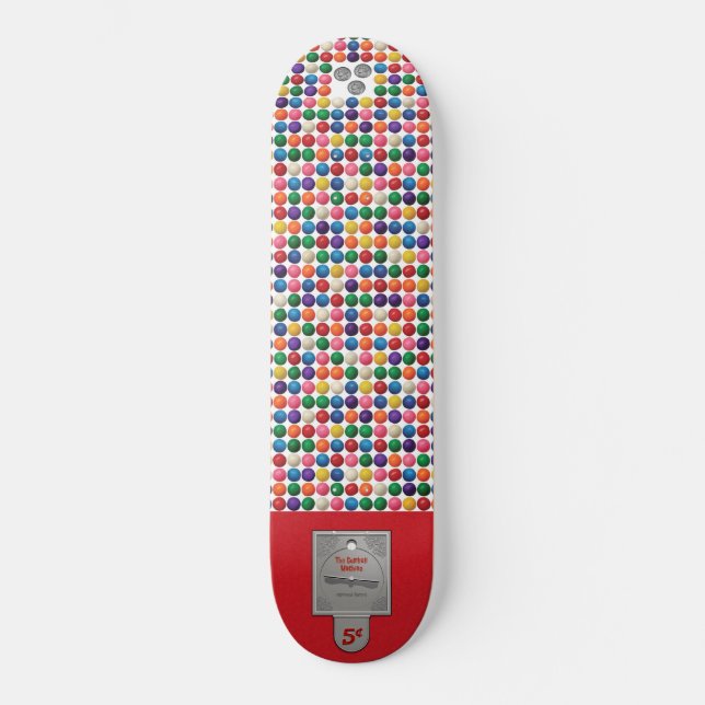Gumball Maskin Mini Skateboard Bräda 18,5 Cm (Framsida)