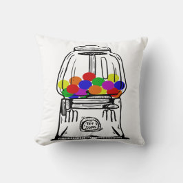 Gumball Maskin Pillow Kudde