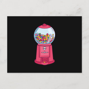 Gumball maskin vykort