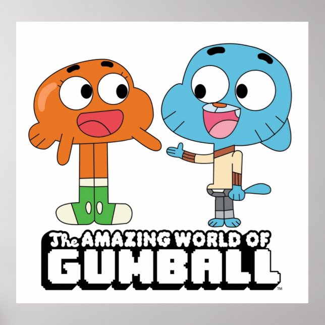 Gumball och Darwin Poster (Framsidan)