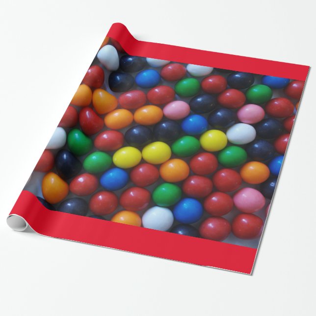 Gumball som slår in papper presentpapper (Utrullad)