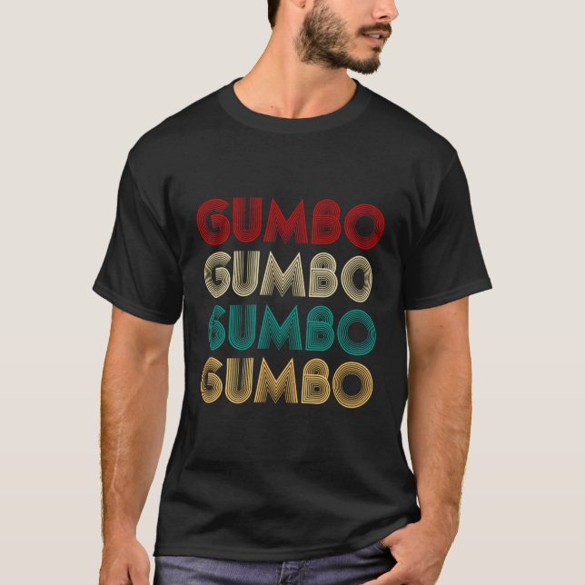 Gumbo Älskare T Shirt (Framsida)
