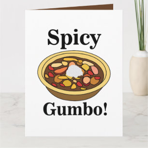 Gumbo Mat Kryddig Gumbo Kort