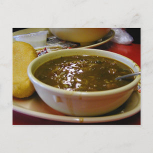 Gumbo Rolls Bowls Vykort