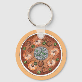 Gumbo Soppa Louisiana LA New Orleans NOLA Food Nyckelring