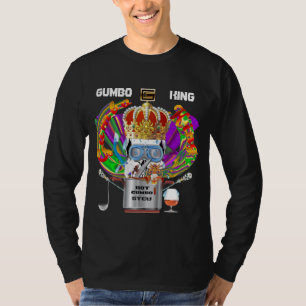 Gumbokungmanar som mörk beskådar Hints, behar T Shirt