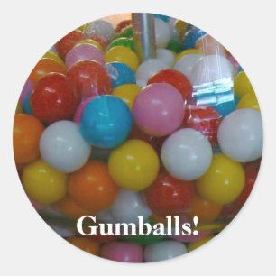 Gumbollar! Runt Klistermärke