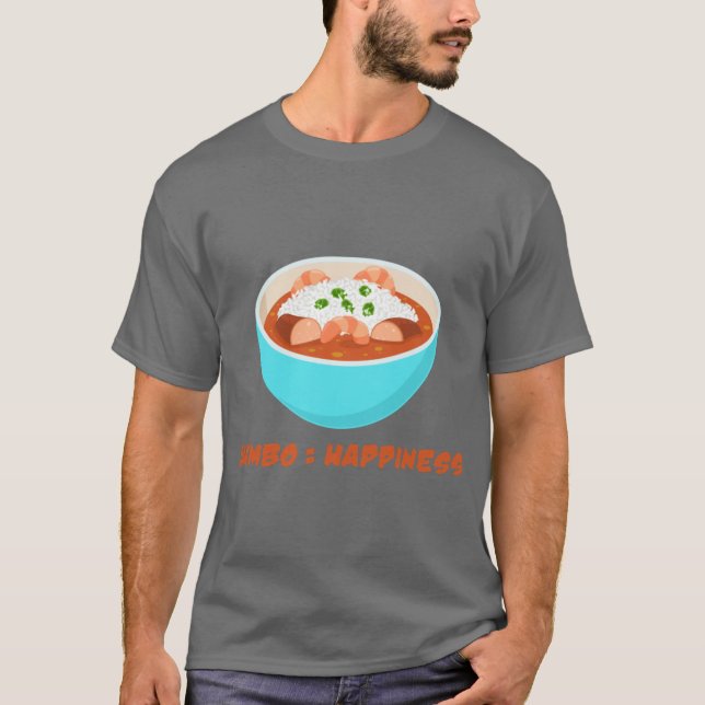 Gumborgrafik för snabbmatsoffert t shirt (Framsida)