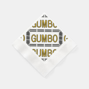 Gumbosoppa Pappersservett