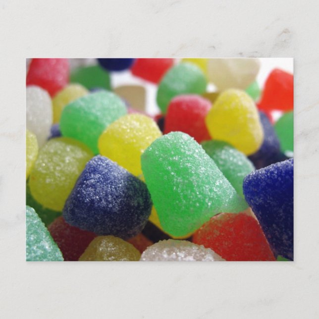 Gumdroppar Galore Vykort (Framsida)