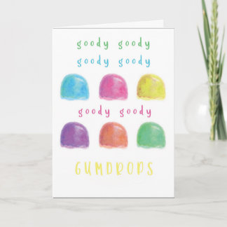 GUMDROPS-BIRTEDAKORT KORT